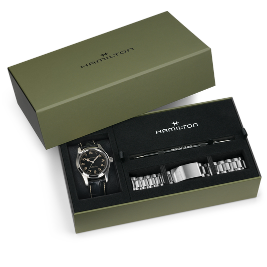 Hamilton Khaki Field Murph Auto 42mm Bracelet Bundle H70605732