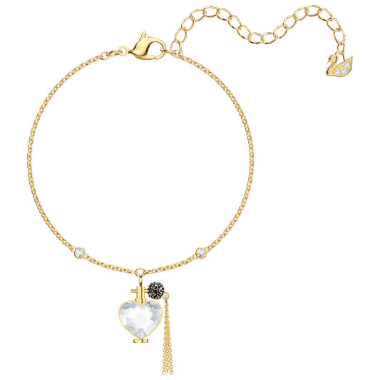 Swarovski Crystal Mine Perfume Bracelet, White, Gold Plating 5448278