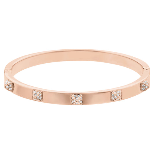 Dextera bangle White, Rose gold-tone finish 5098368 Size Medium