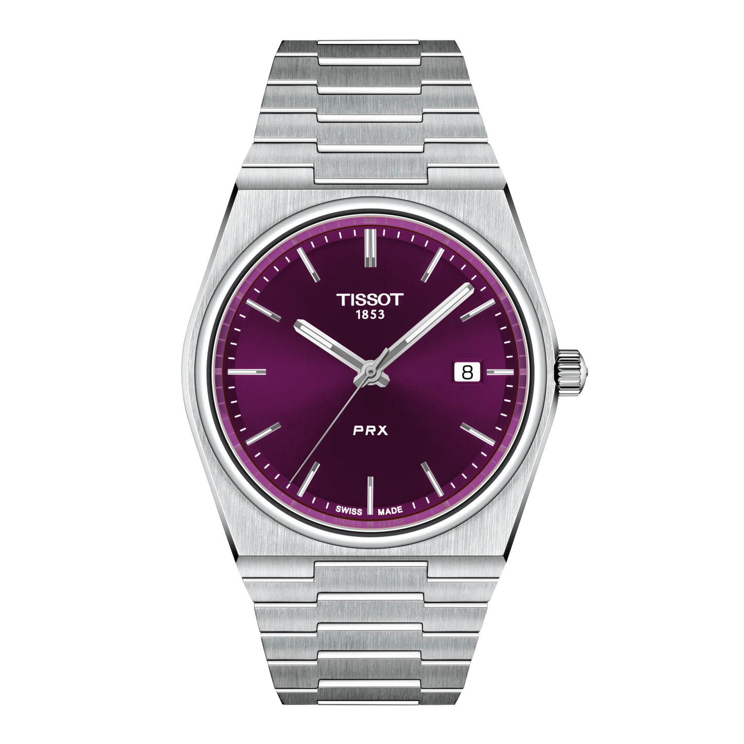 TISSOT PRX 40MM Quartz Purple Dial T137.410.11.401.00 T1374101140100
