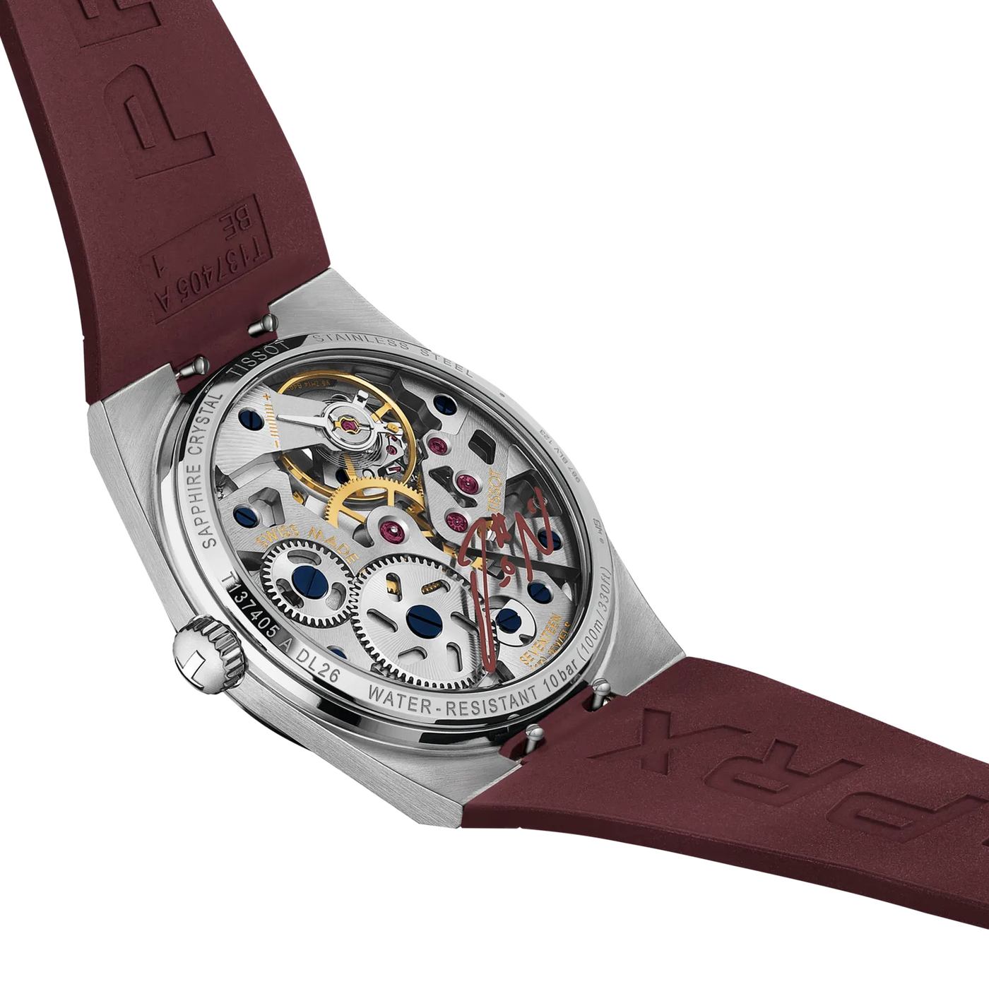 Tissot PRX Skeleton Damian Lillard 44 mm Mechanical  T137.405.17.371.00 Special Edition T1374051737100