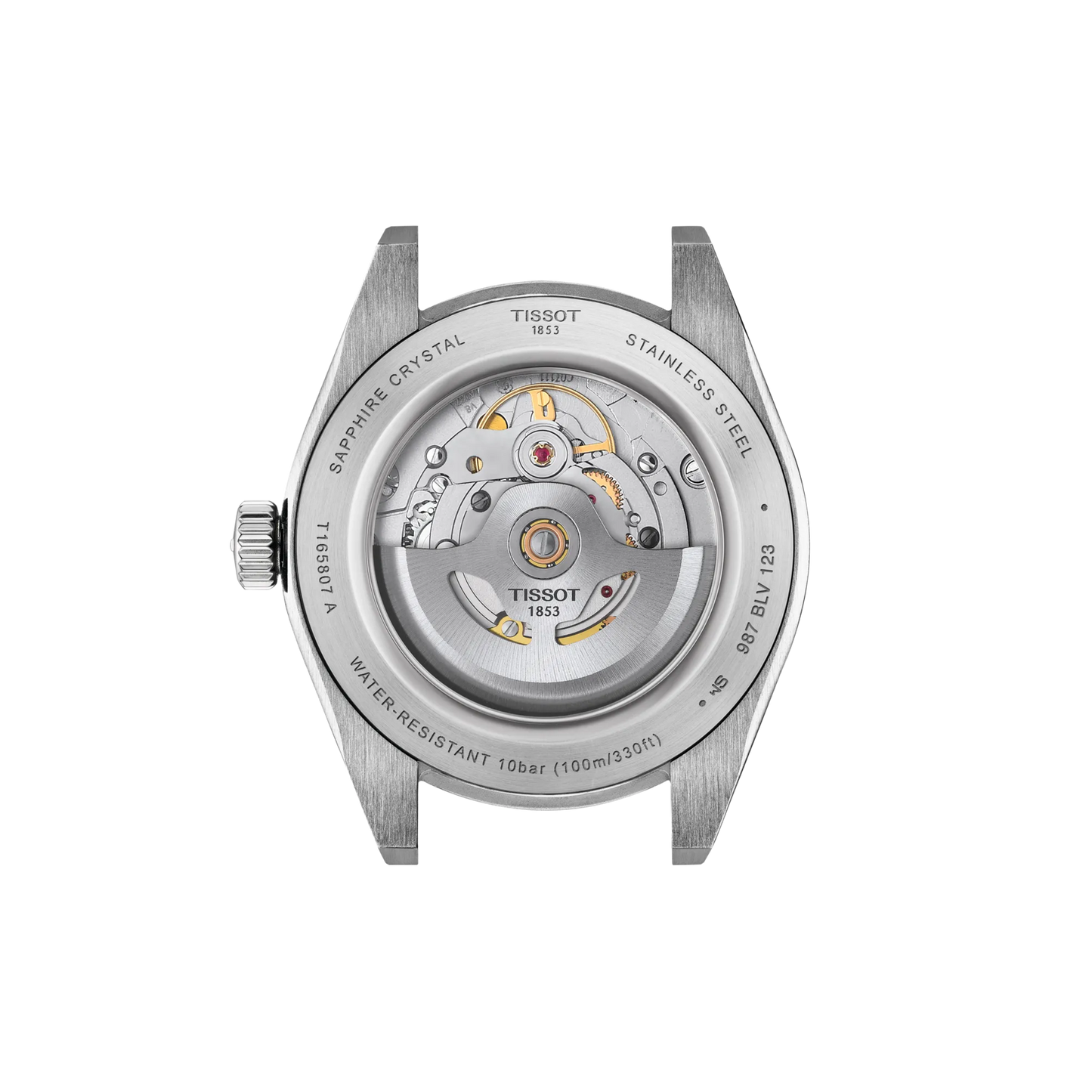 Tissot Gentleman 38mm Silver T165.807.11.031.00 T1658071103100