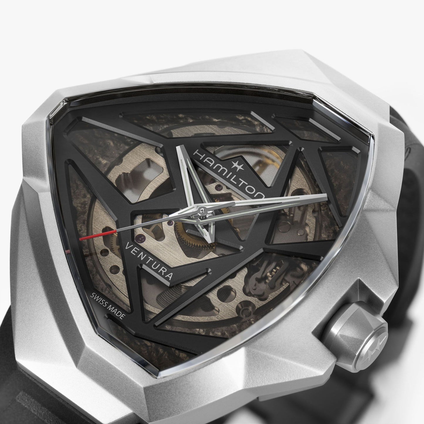 Hamilton Ventura Edge Skeleton Automatic | 51mm x 47mm | H24635330