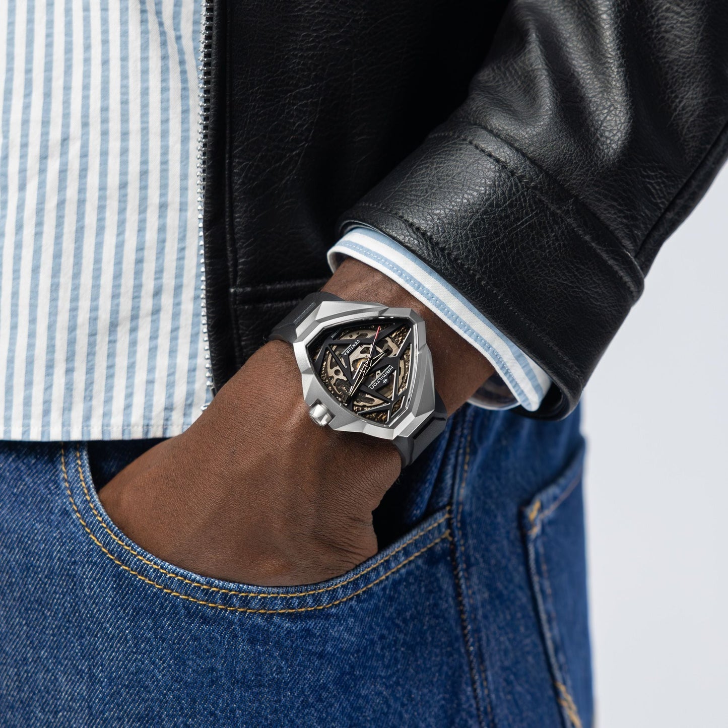 Hamilton Ventura Edge Skeleton Automatic | 51mm x 47mm | H24635330
