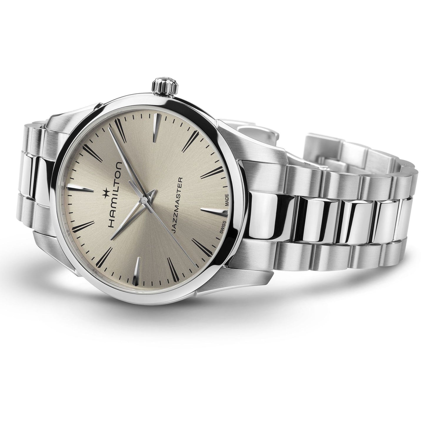 Hamilton Jazzmaster Quartz 40 mm Beige H32461121
