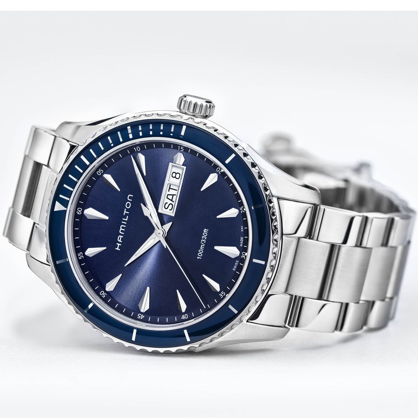 Hamilton Jazzmaster Seaview Day Date Quartz Quartz 42mm H37551141