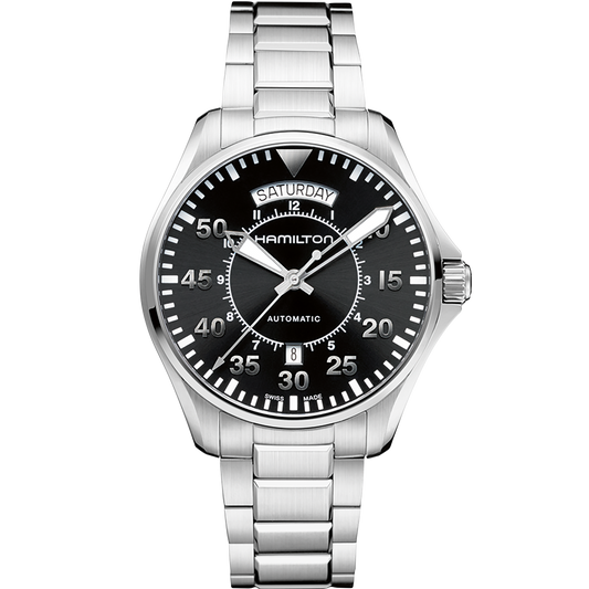 Hamilton Khaki Aviation Pilot Day Date Auto Automatic 42mm H64615135
