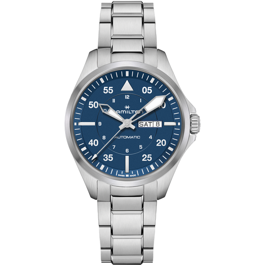 Hamilton Khaki Aviation Pilot Day Date Auto Automatic 42mm H64635140