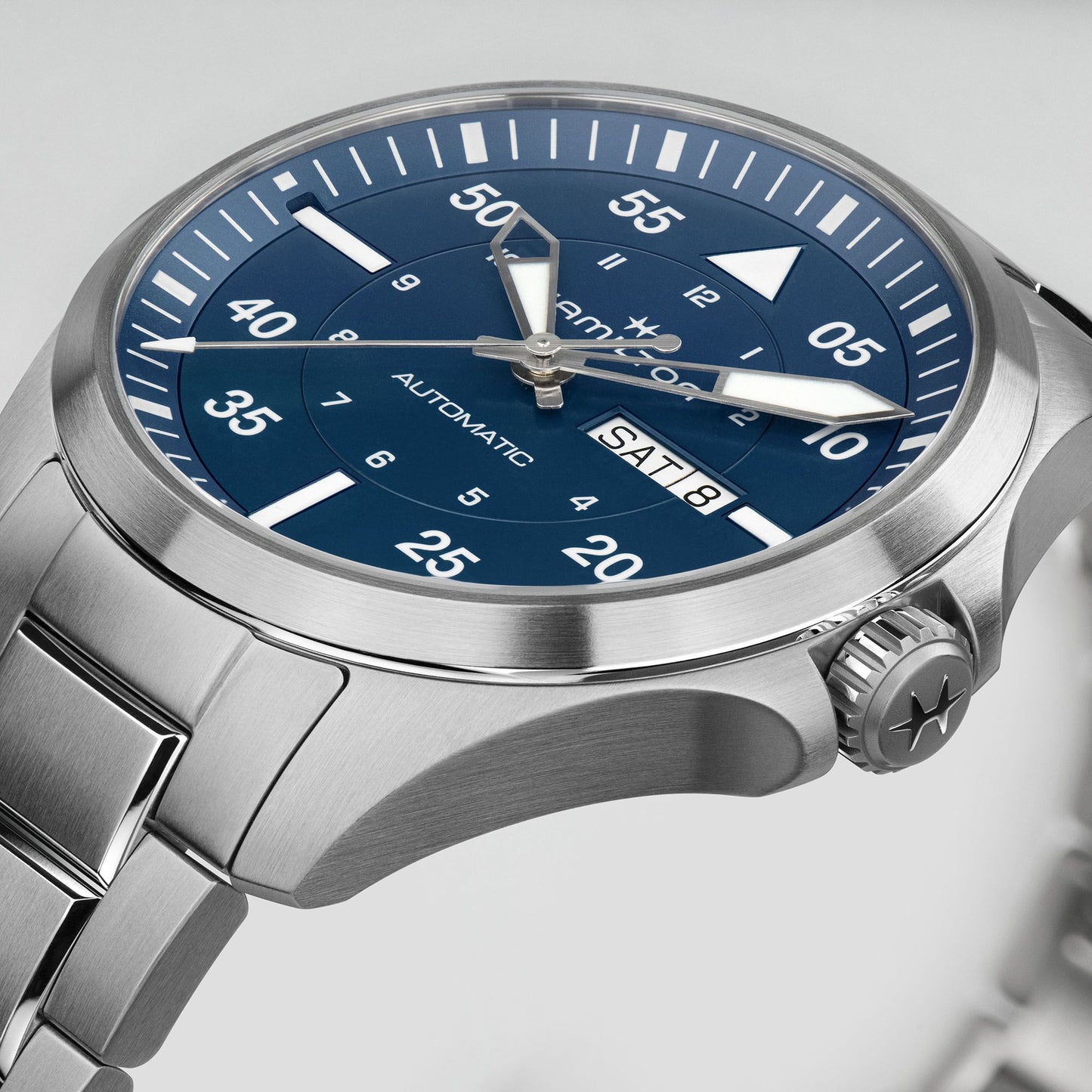 Hamilton Khaki Aviation Pilot Day Date Auto Automatic 42mm H64635140