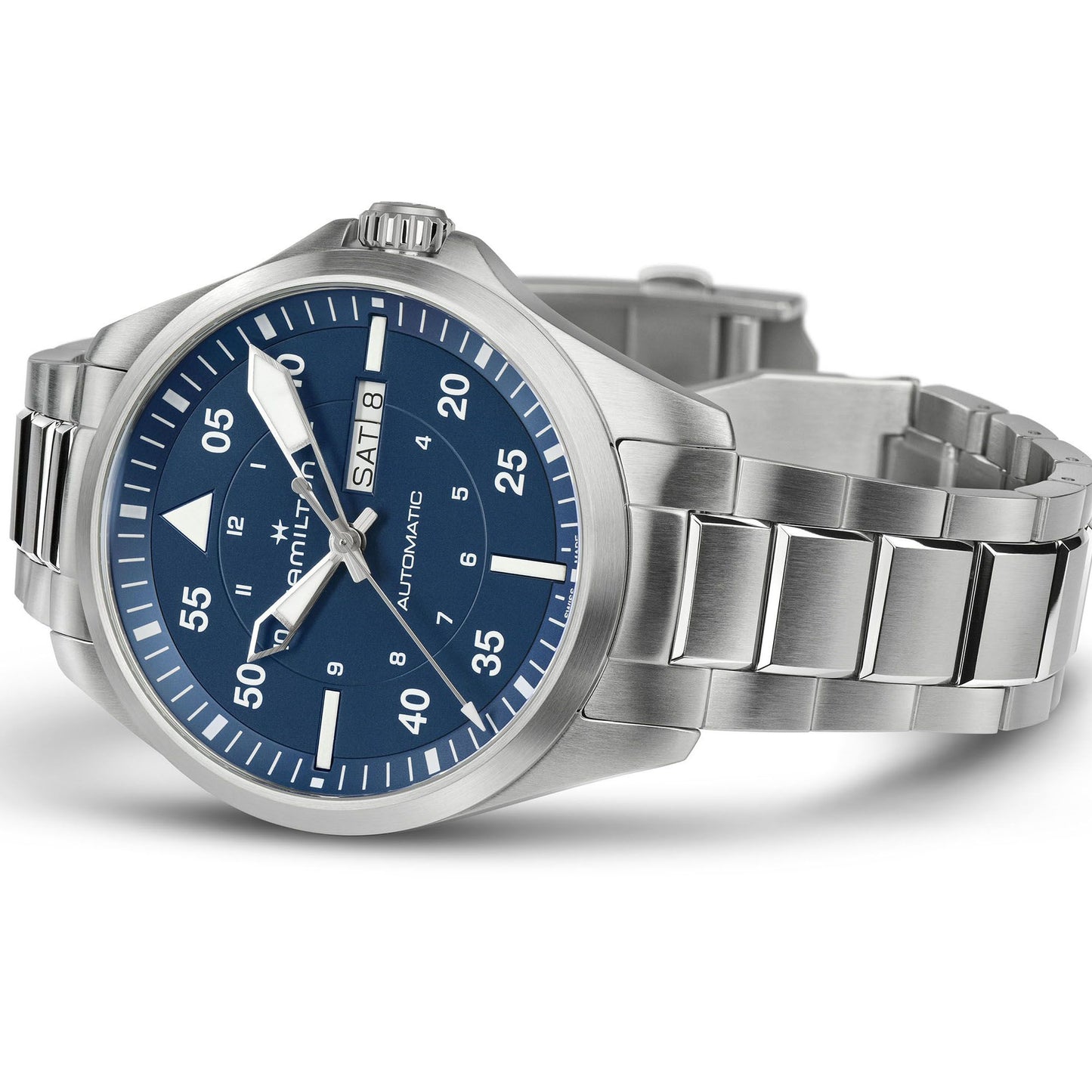 Hamilton Khaki Aviation Pilot Day Date Auto Automatic 42mm H64635140