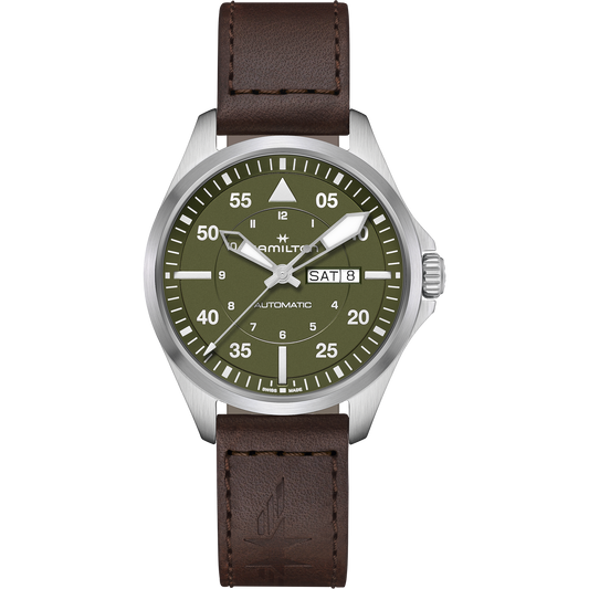Hamilton Khaki Aviation Pilot Day Date Auto Automatic 42mm H64635560