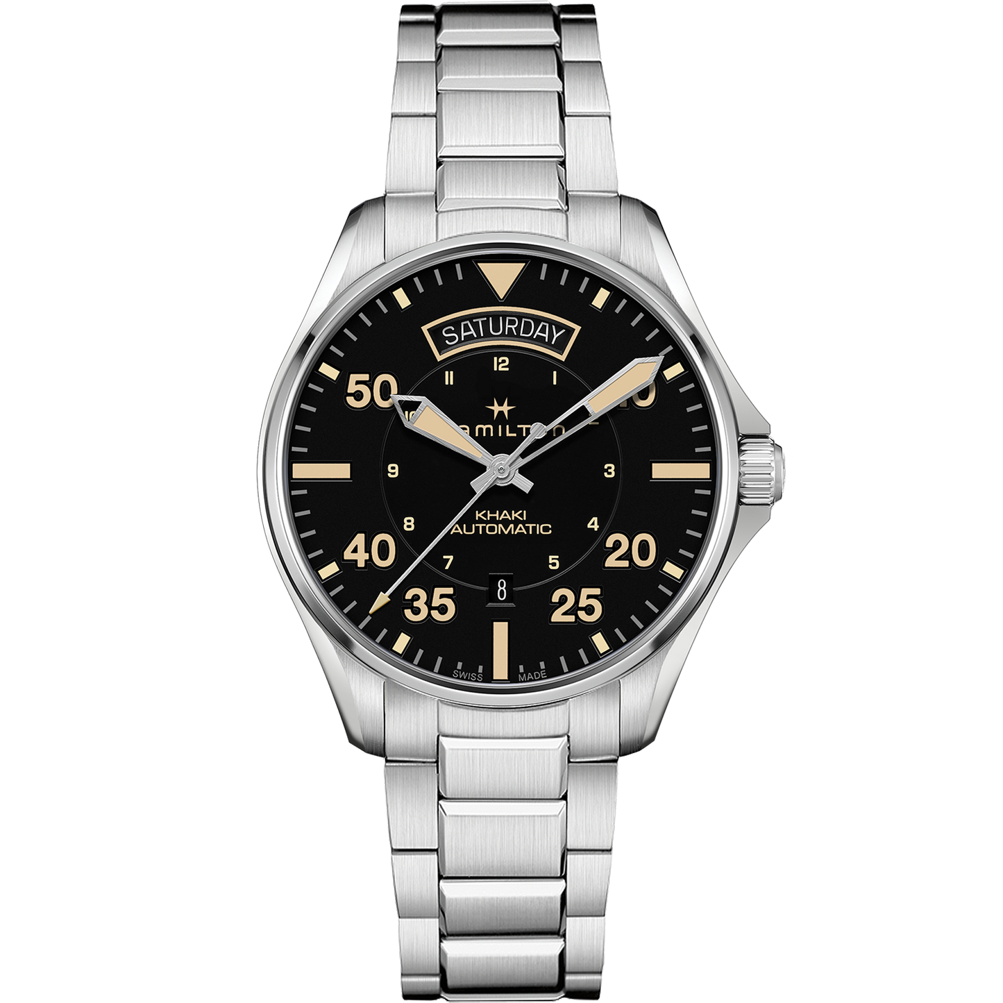 Hamilton Khaki Aviation Day Date Auto Automatic 42mm H64645131