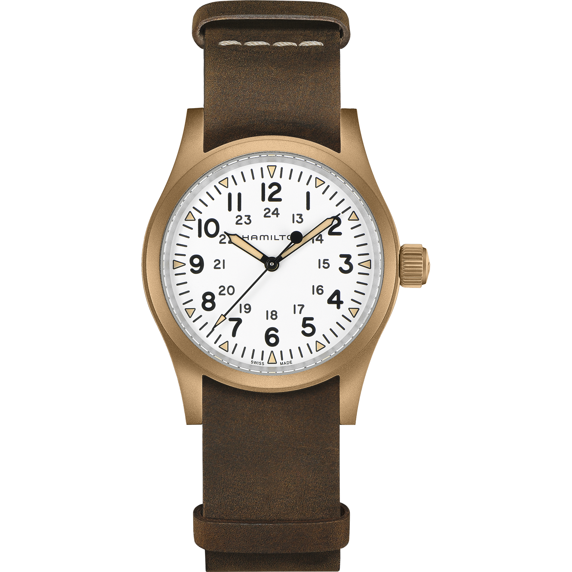 Hamilton Khaki Field Mechanical Bronze 38mm H69459510 – Legacy Jewellery
