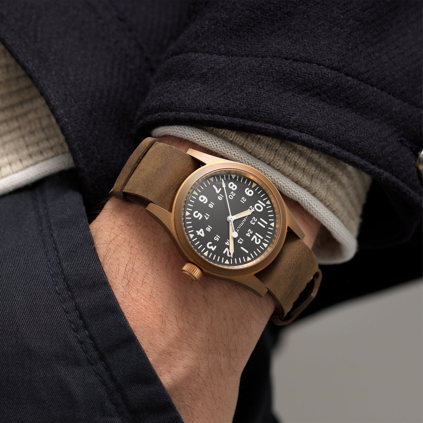 Hamilton Khaki Field Mechanical Bronze Mechanical 38mm H69459530