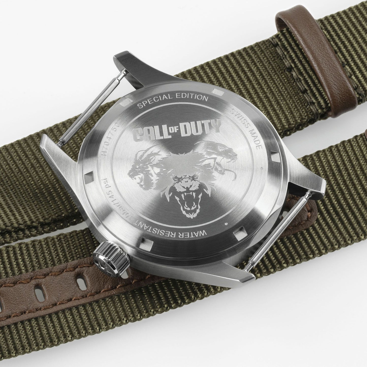 Khaki Field Call of Duty Automatic 38mm H70475930 Limited Edition