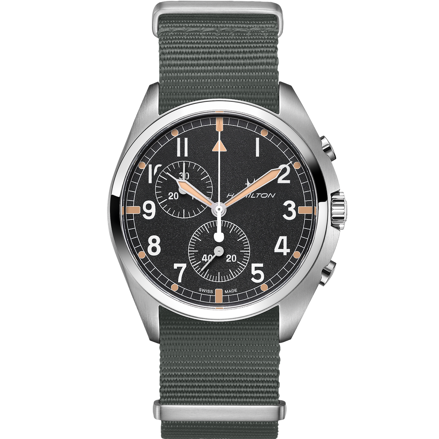 Hamilton Khaki Aviation Pilot Pioneer Chrono Quartz Quartz 41mm H76522931