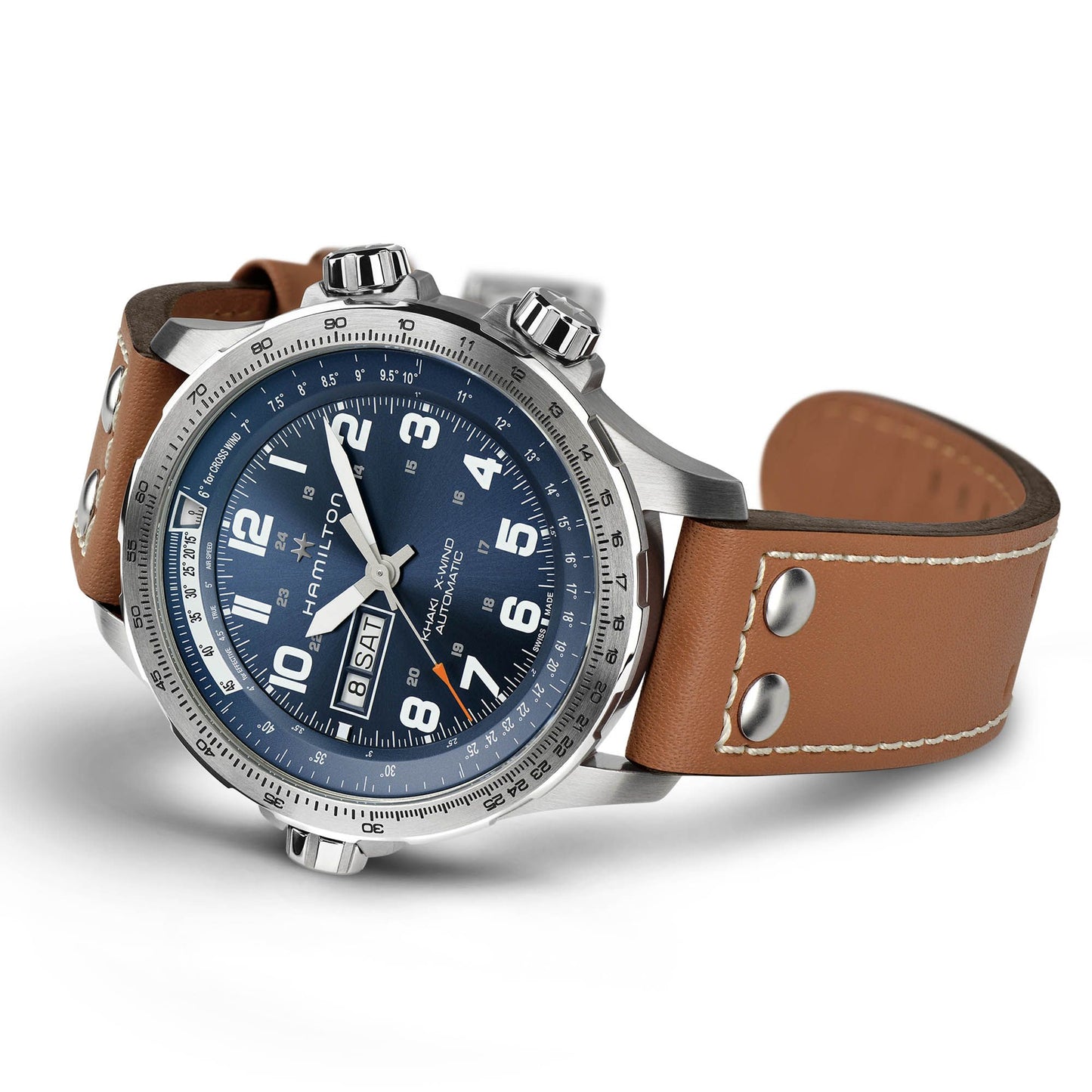 Hamilton Khaki Aviation X-Wind Day Date Auto Automatic 45mm H77765541