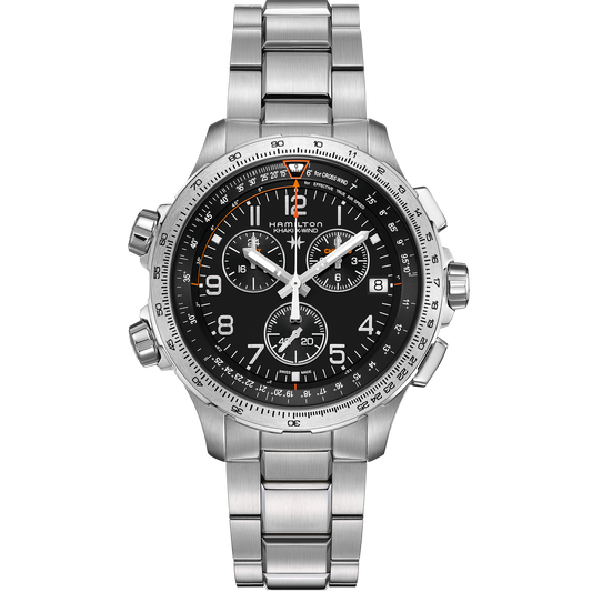 Hamilton Khaki Aviation X-Wind GMT Chrono Quartz 46mm H77912135