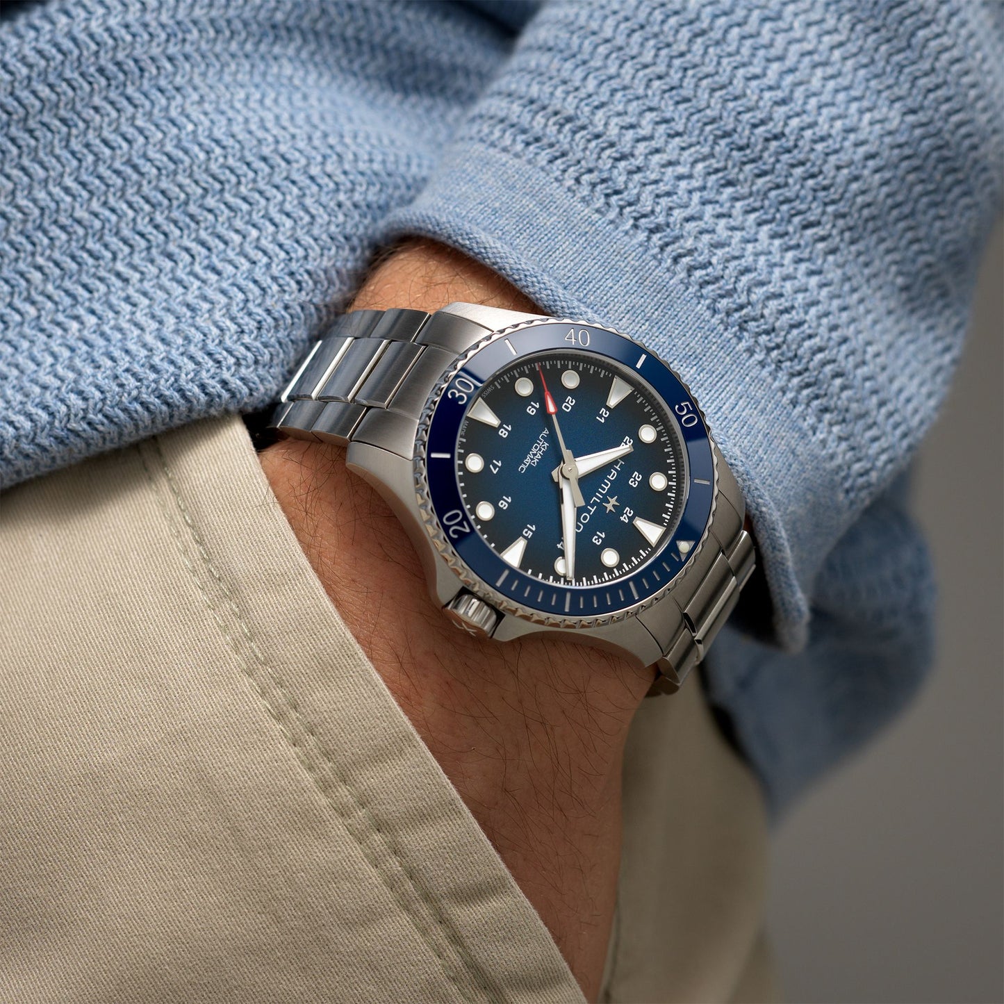 Hamilton Khaki Navy Scuba Auto Automatic 43mm H82505140