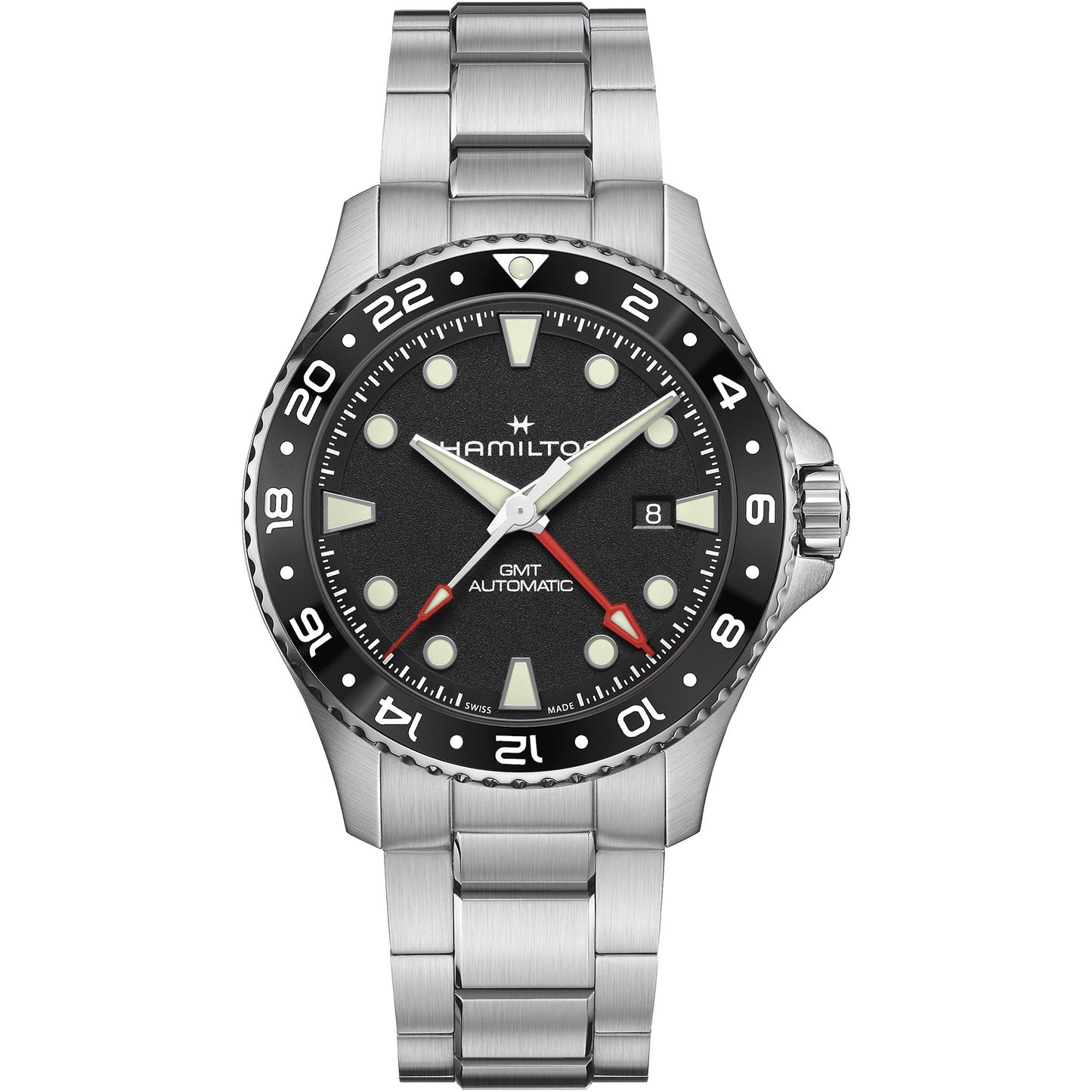 Hamilton Khaki Navy Scuba Auto GMT 43mm H82555130