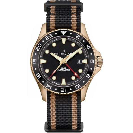 Hamilton Khaki Navy Scuba Automatic GMT Bronze 43mm H82565930