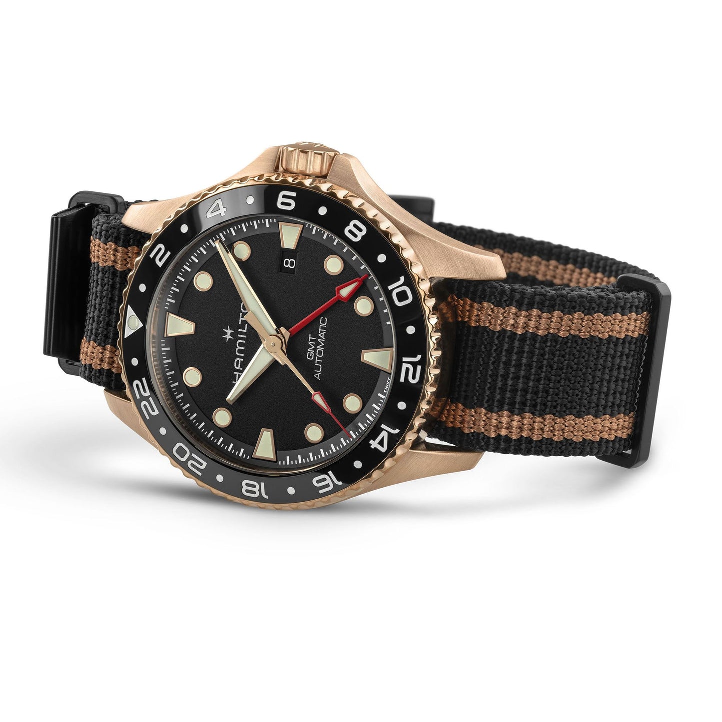 Hamilton Khaki Navy Scuba Automatic GMT Bronze 43mm H82565930
