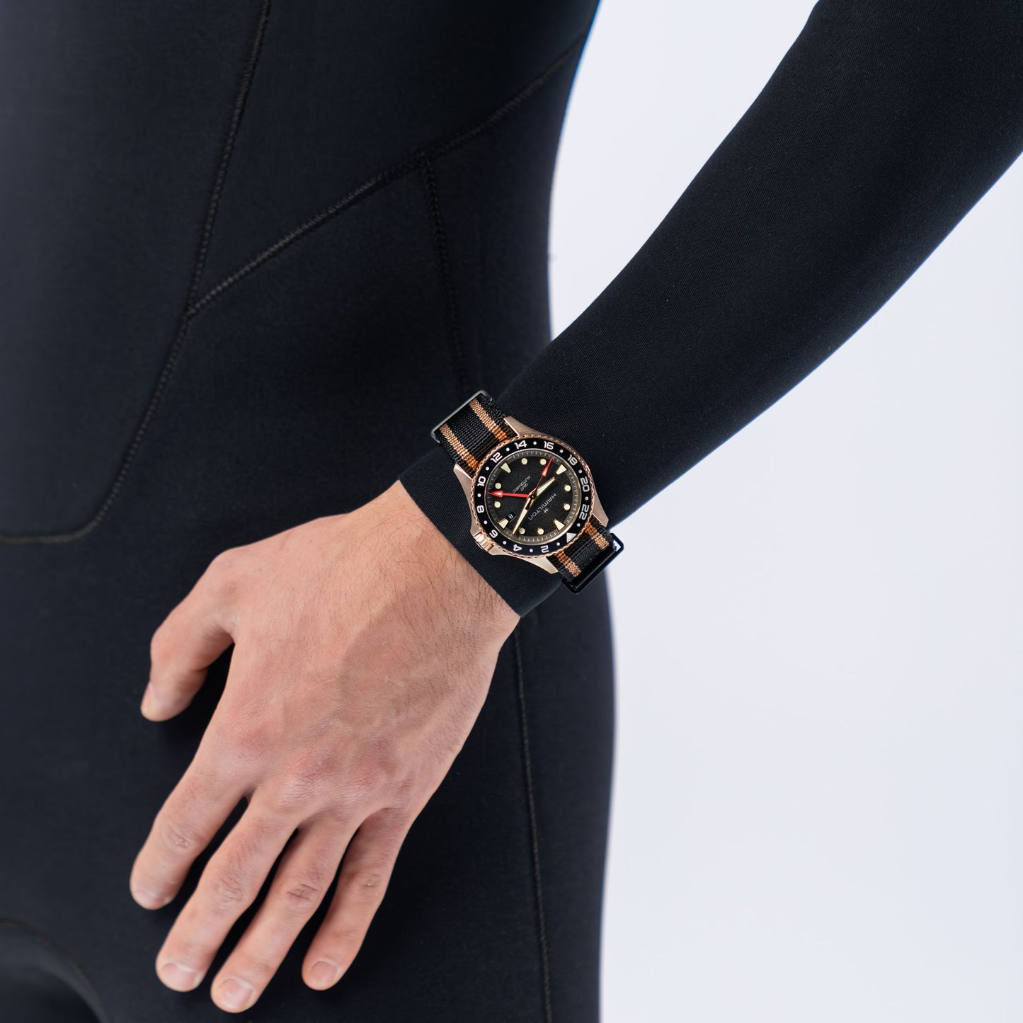 Hamilton Khaki Navy Scuba Automatic GMT Bronze 43mm H82565930