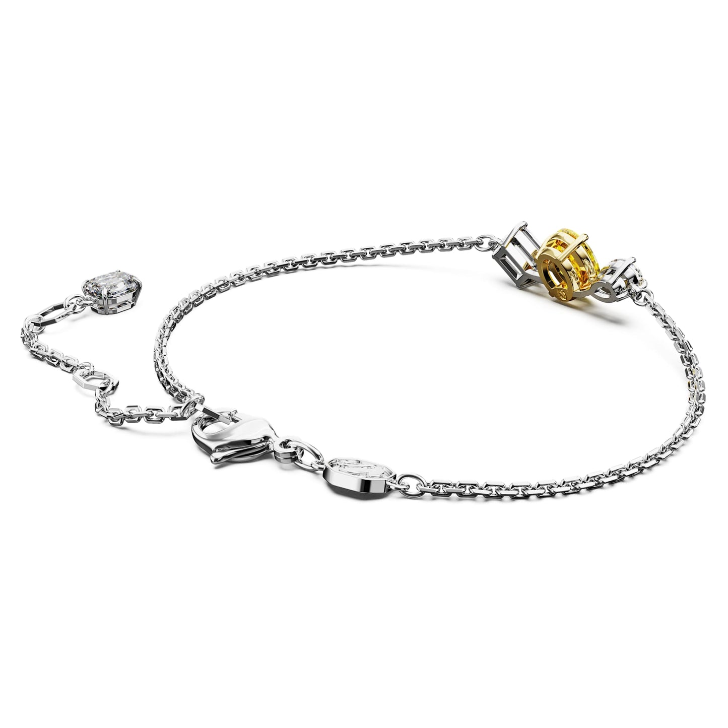 Mesmera bracelet Mixed cuts, Yellow, Mixed metal finish 5668362