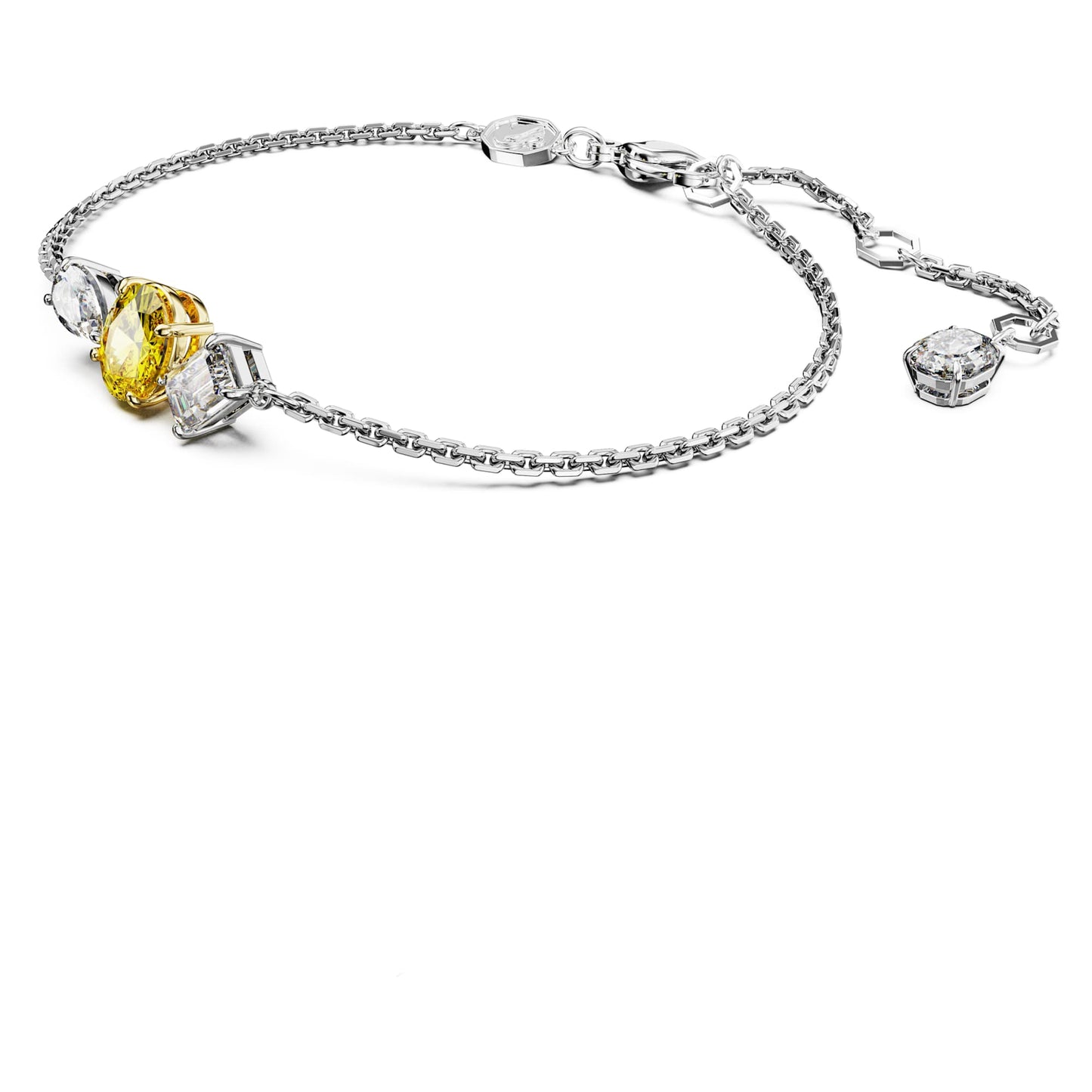 Mesmera bracelet Mixed cuts, Yellow, Mixed metal finish 5668362