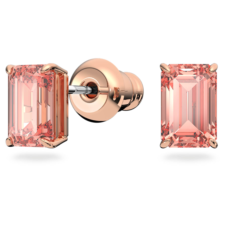 Swarovski 5620548 Octagon cut, Pink, Rose gold-tone plated