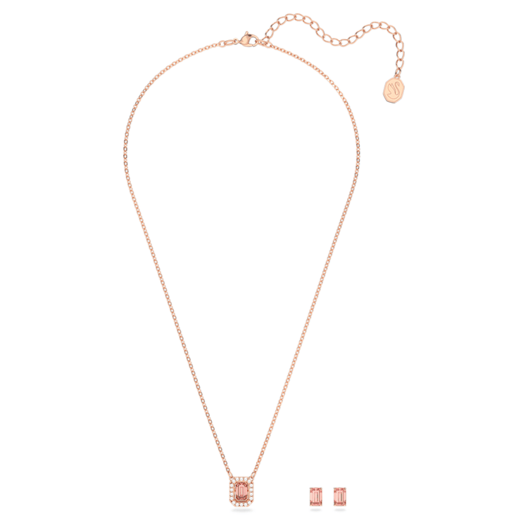 Swarovski 5620548 Octagon cut, Pink, Rose gold-tone plated – Legacy ...