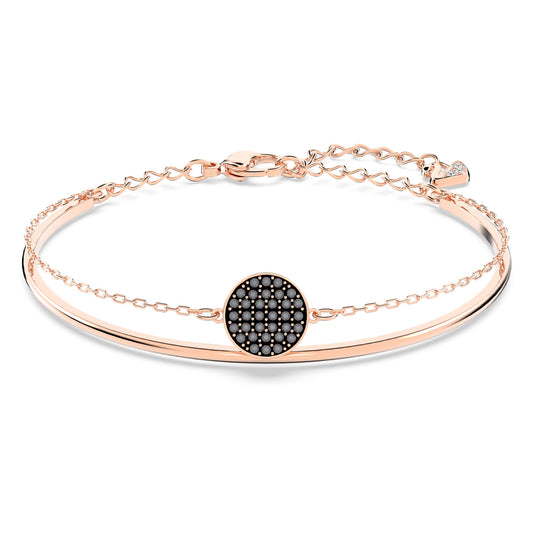 Sublima bangle Gray, Rose gold-tone plated 5389046