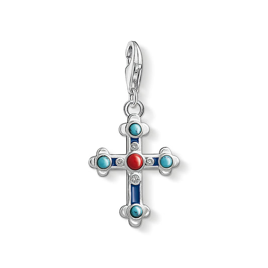 CHARM PENDANT ETHNIC CROSS 1466-335-7