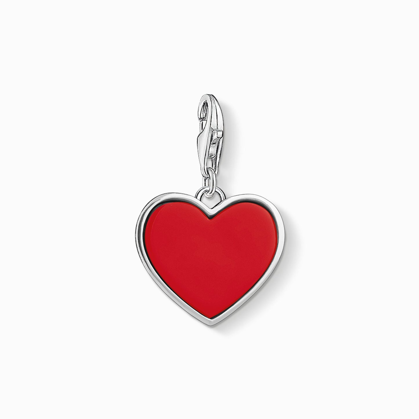 Charm pendant red heart 1471-337-10