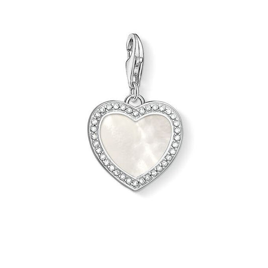 Heart with Mother of Pearl Charm 1472-030-14