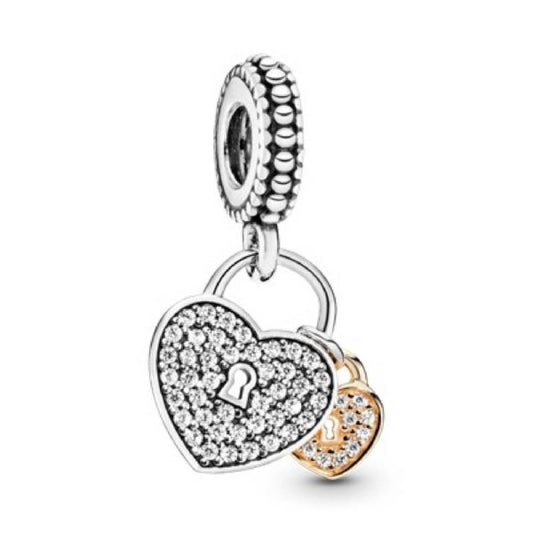 PANDORA LOVE LOCKS PENDANT CHARM 791807