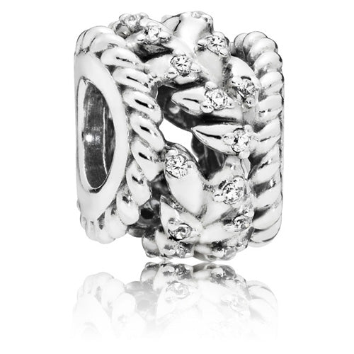 PANDORA Dazzling Grain Swirls Charm 797597CZ