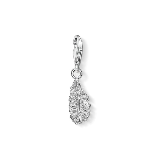 Charm pendant feather 0775-001-12