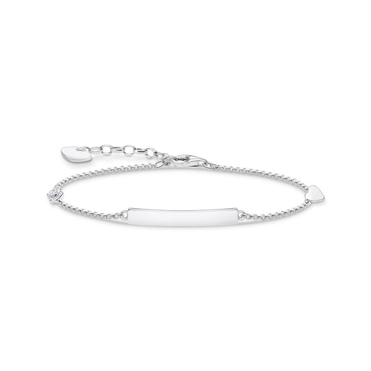 Bracelet heart with infinity silver A1976-051-14