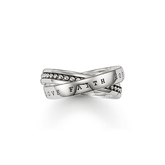 Multiple ring faith, love, hope TR1930-001-12