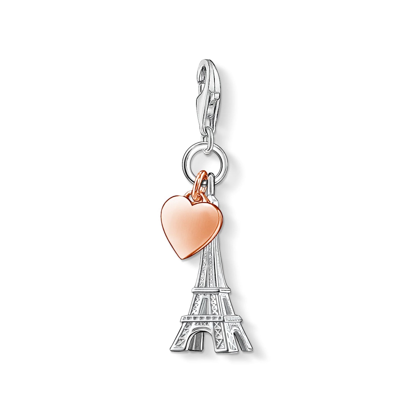 Charm pendant Eiffel tower with heart 0904-415-12