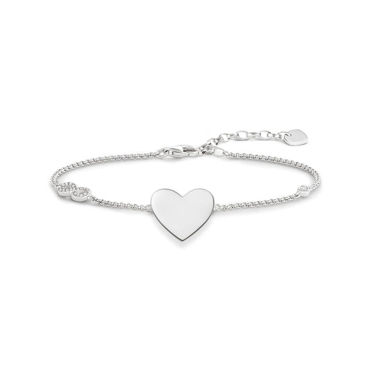 Bracelet heart with infinity A1486-051-14