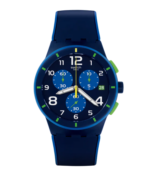 SWATCH SUSN409 BLEU SUR BLEU