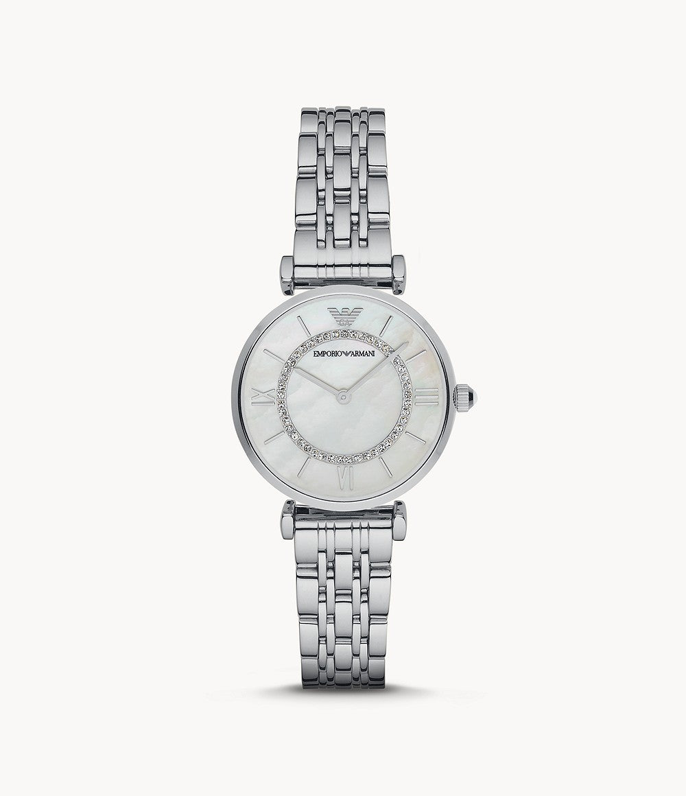 AR1908 Emporio Armani Women's Two-Hand Steel Watch