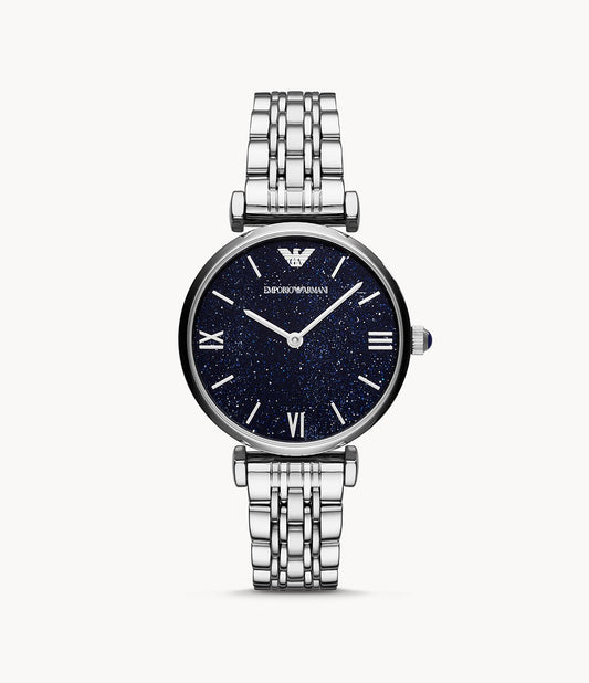 AR11091 Emporio Armani Women's Two-Hand Steel Watch
