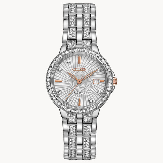 CITIZEN SILHOUETTE CRYSTAL EW2340-58A
