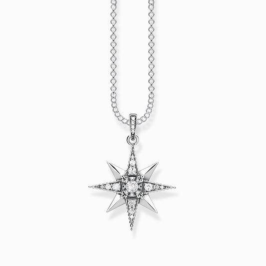 Necklace royalty star white KE1825-643-14-L45V