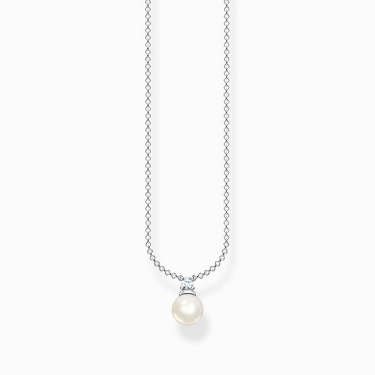 Necklace pearl silver KE2121-167-14-L45V