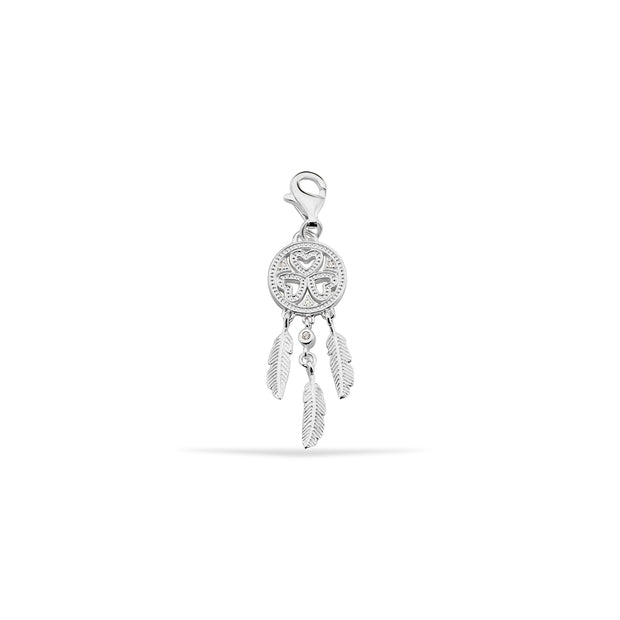 Charm pendant dreamcatcher hearts 1424-051-21