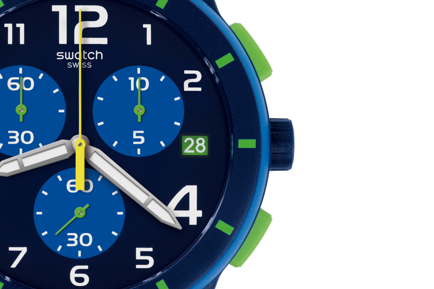 SWATCH SUSN409 BLEU SUR BLEU